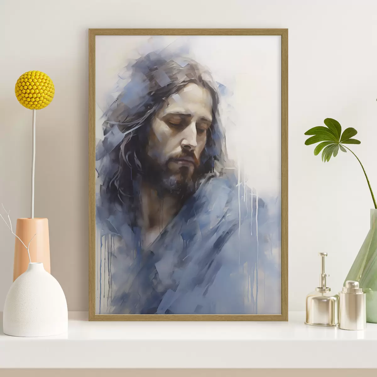 Poster Jesus, Nachahmungsgemälde f50673