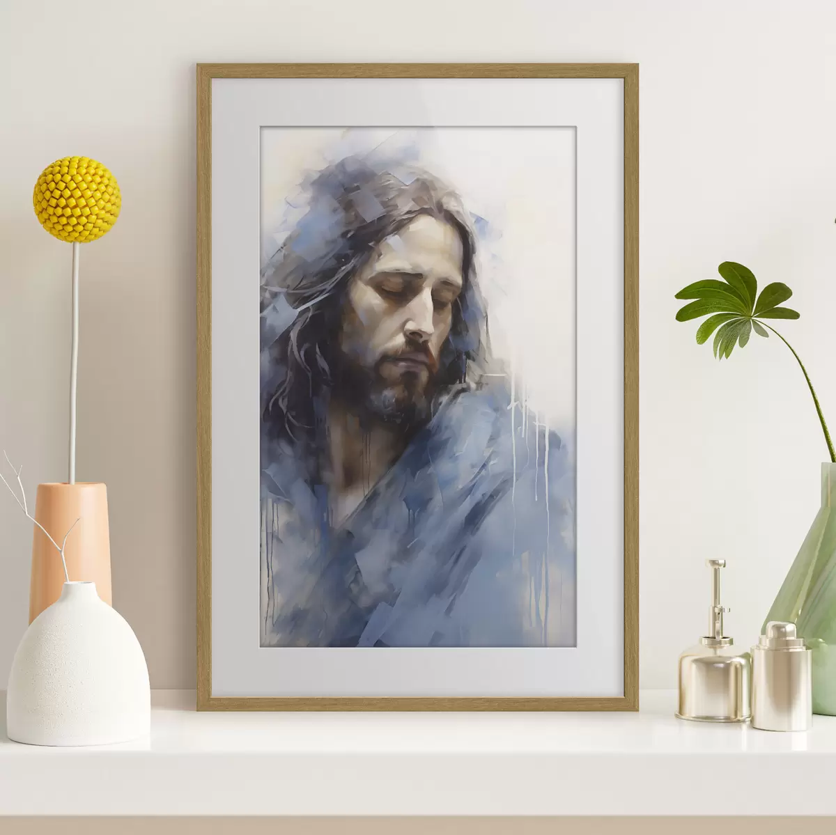 Poster Jesus, Nachahmungsgemälde f50673
