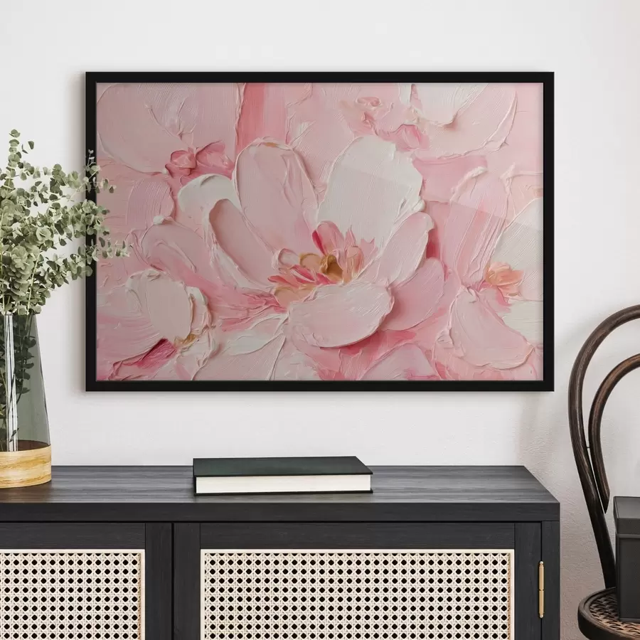Fototapete Strukturierte rosa Blütenblätter großer Blüten f50585