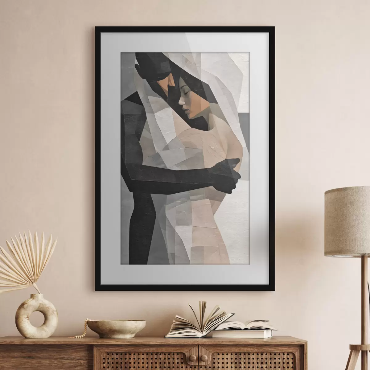 Poster Abstraktes Paar f50572