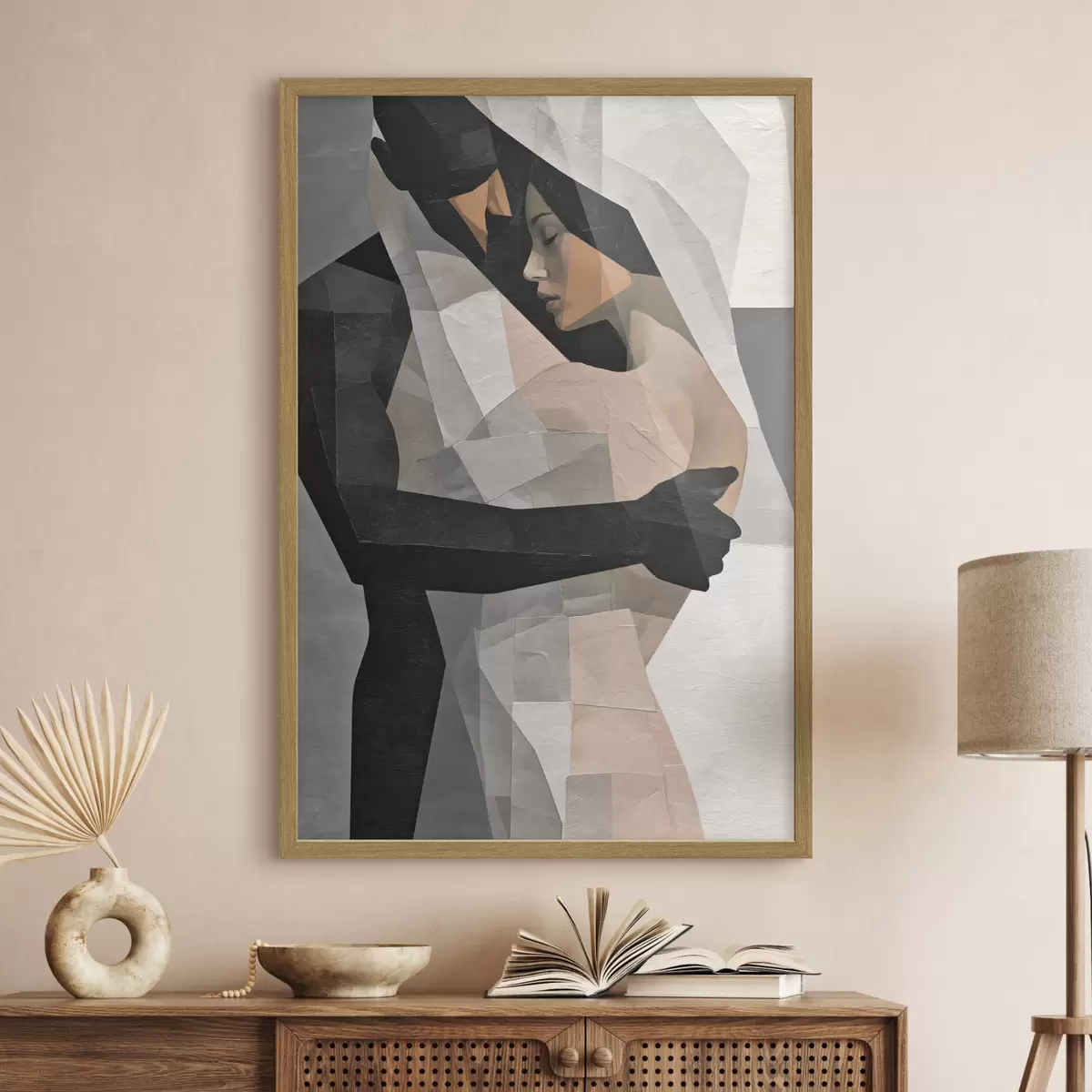 Poster Abstraktes Paar f50572