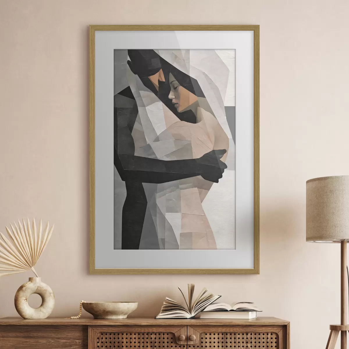 Poster Abstraktes Paar f50572