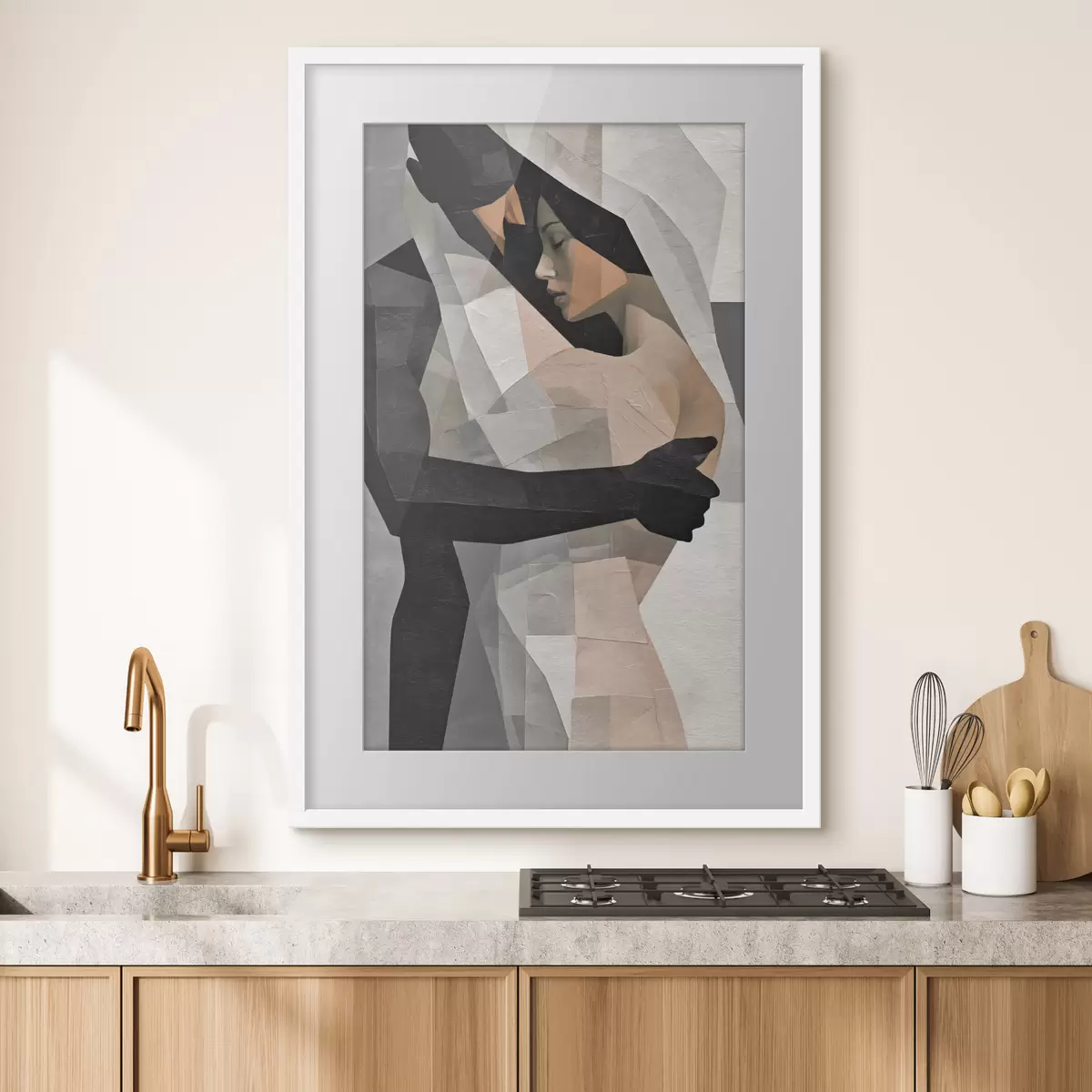 Poster Abstraktes Paar f50572