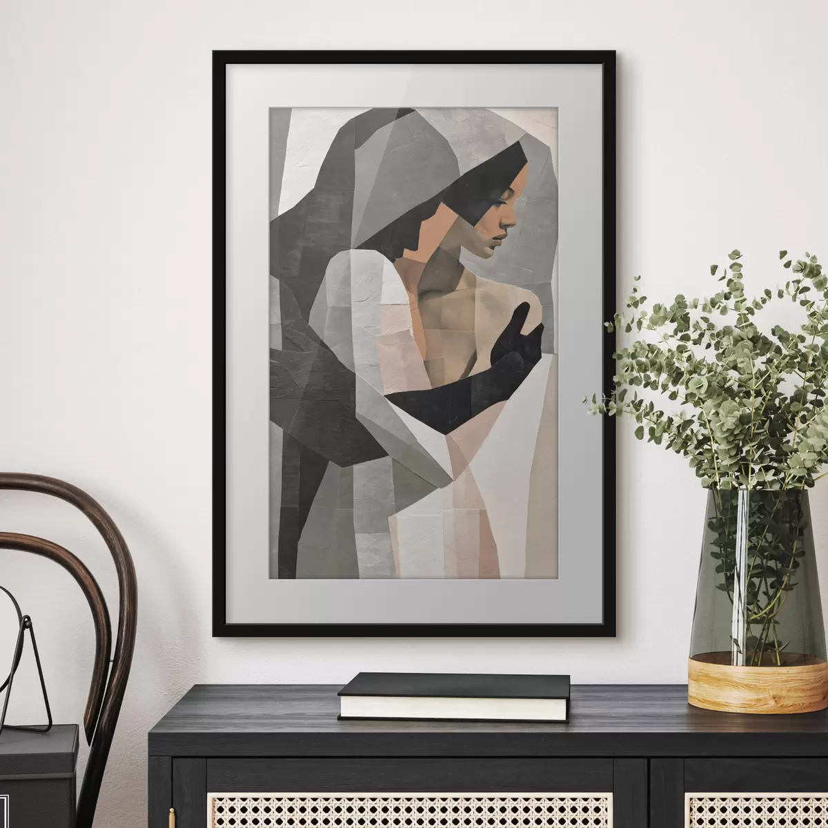 Poster Abstraktes Paar f50573