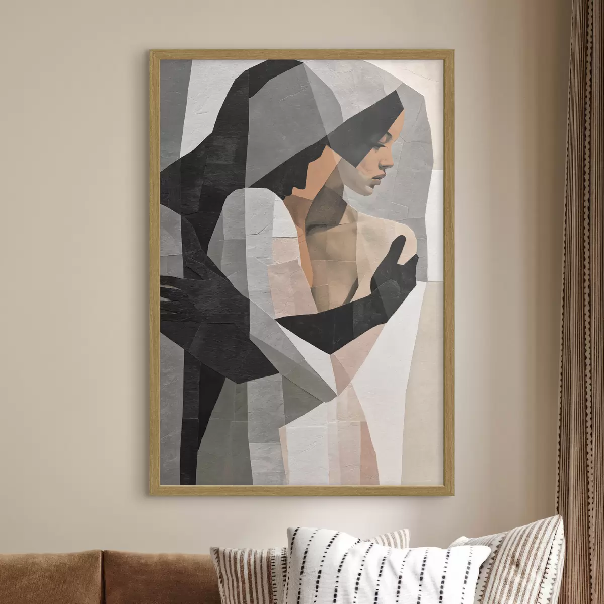Poster Abstraktes Paar f50573