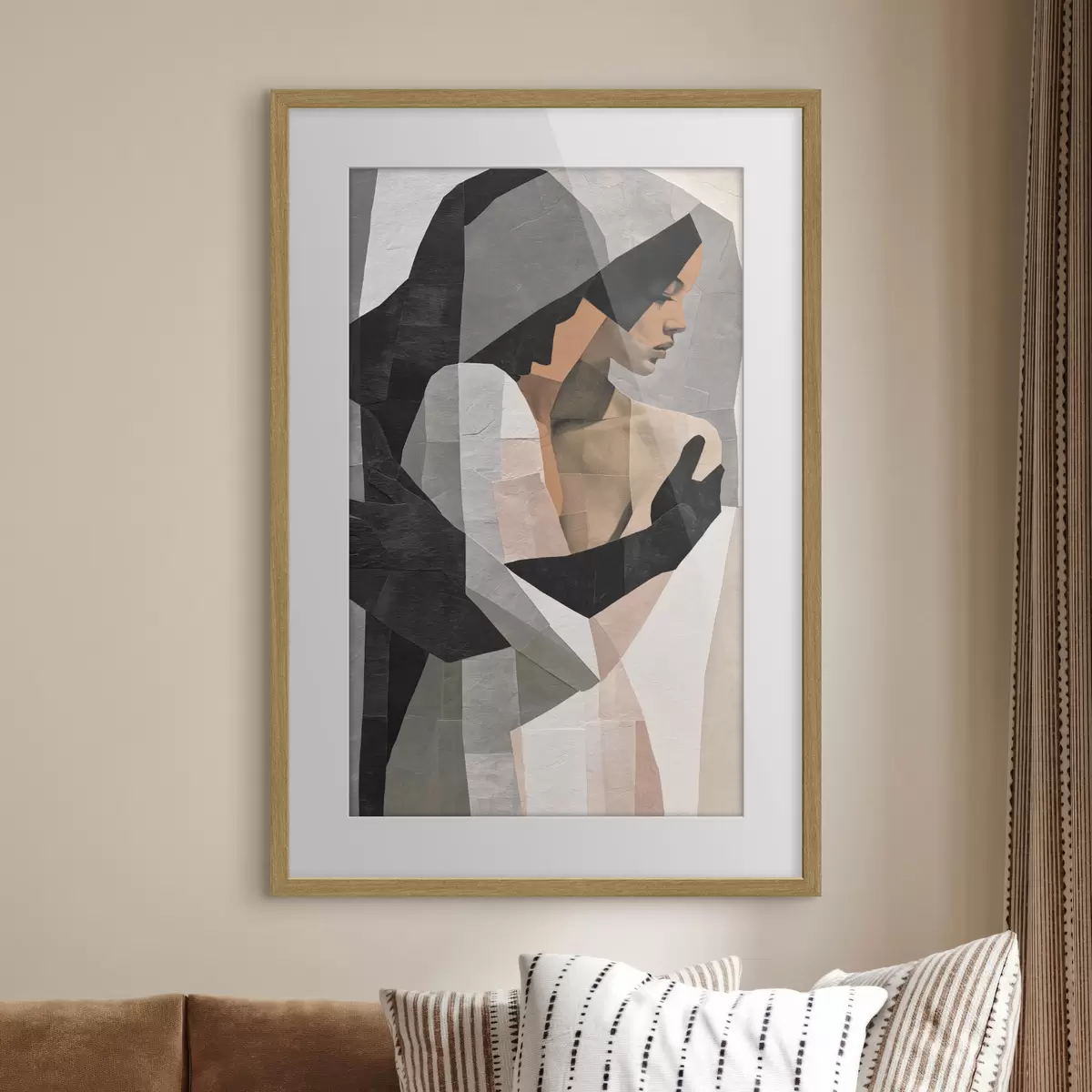 Poster Abstraktes Paar f50573