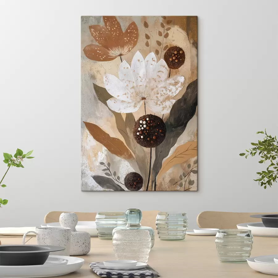 Fototapete Abstrakte Blumen s50704