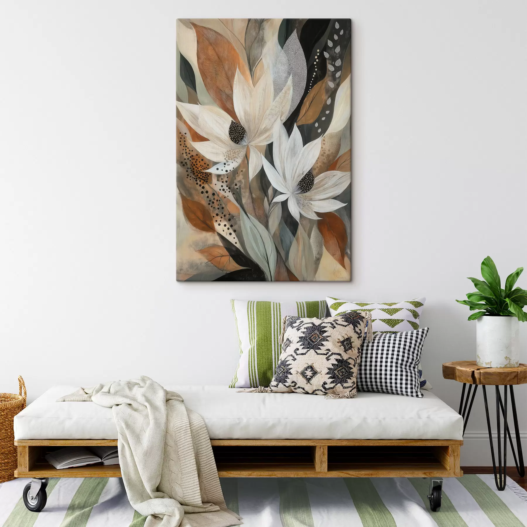 Fototapete Abstrakte Blumen s50705