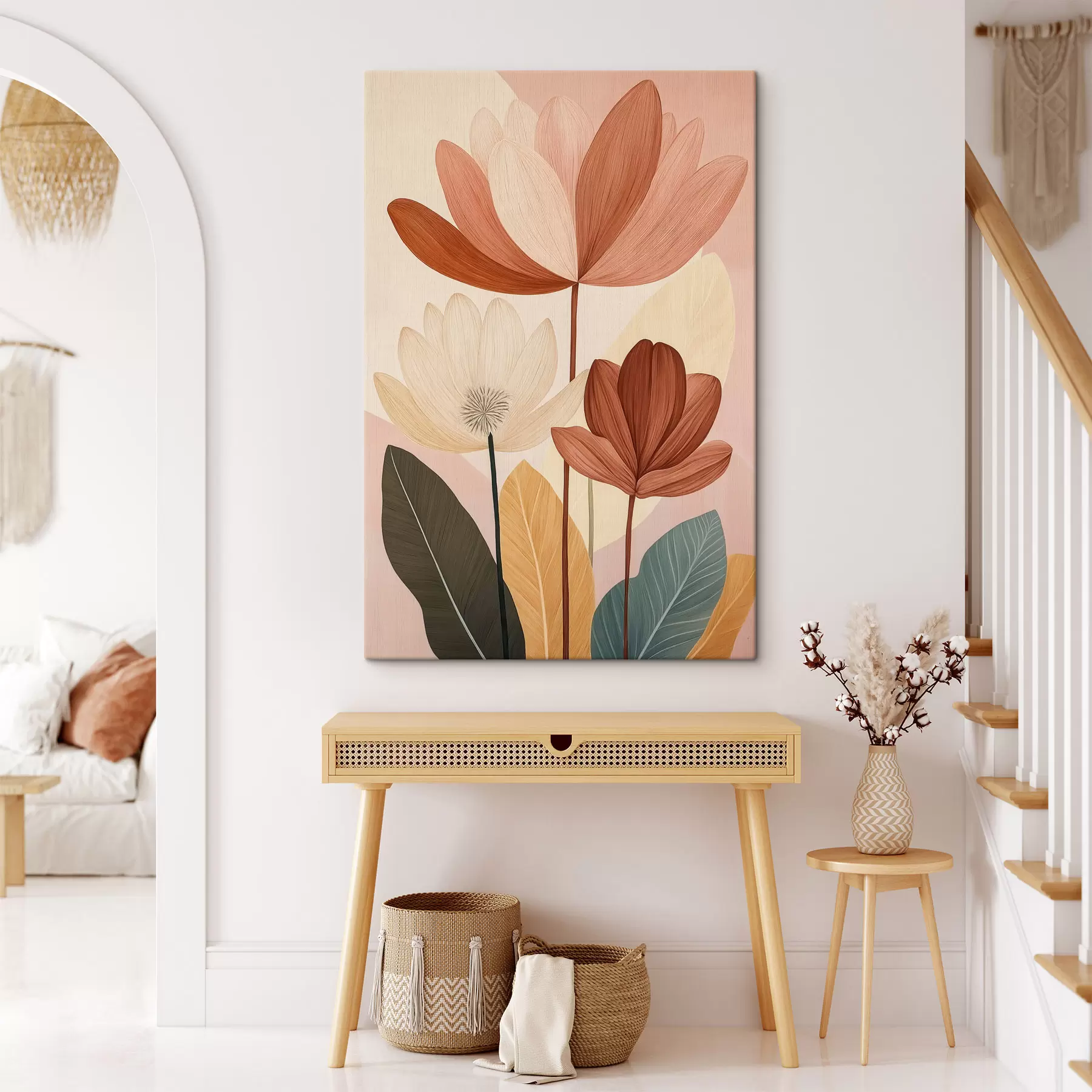 Fototapete Abstrakte Blumen s50706