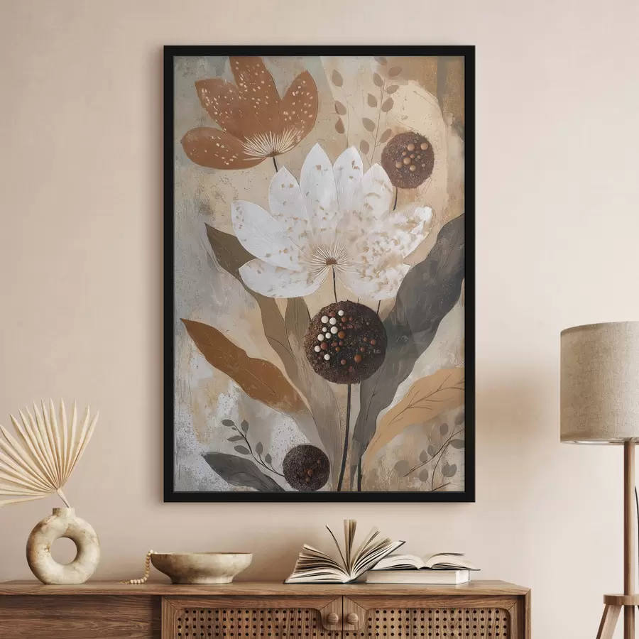 Fototapete Abstrakte Blumen f50704