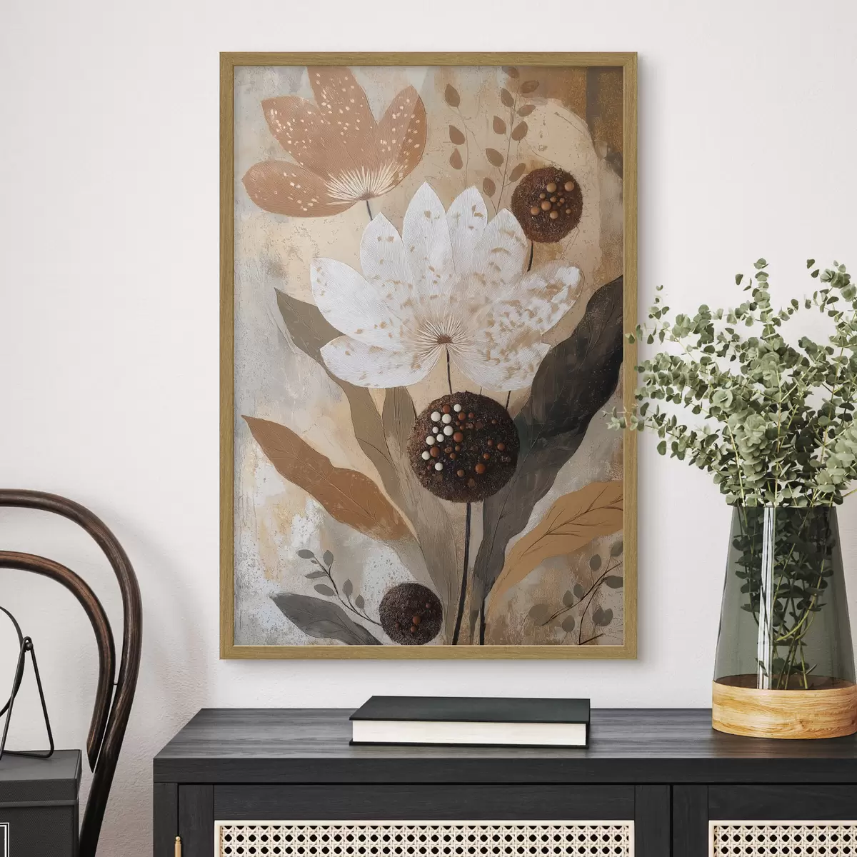 Poster Abstrakte Blumen f50704