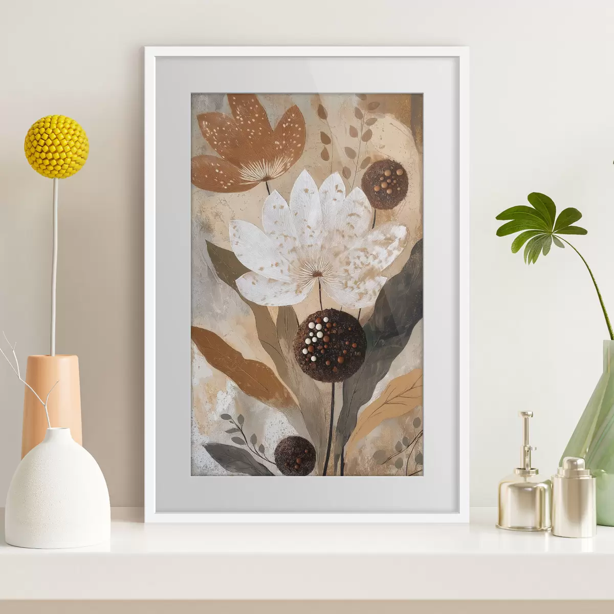 Poster Abstrakte Blumen f50704