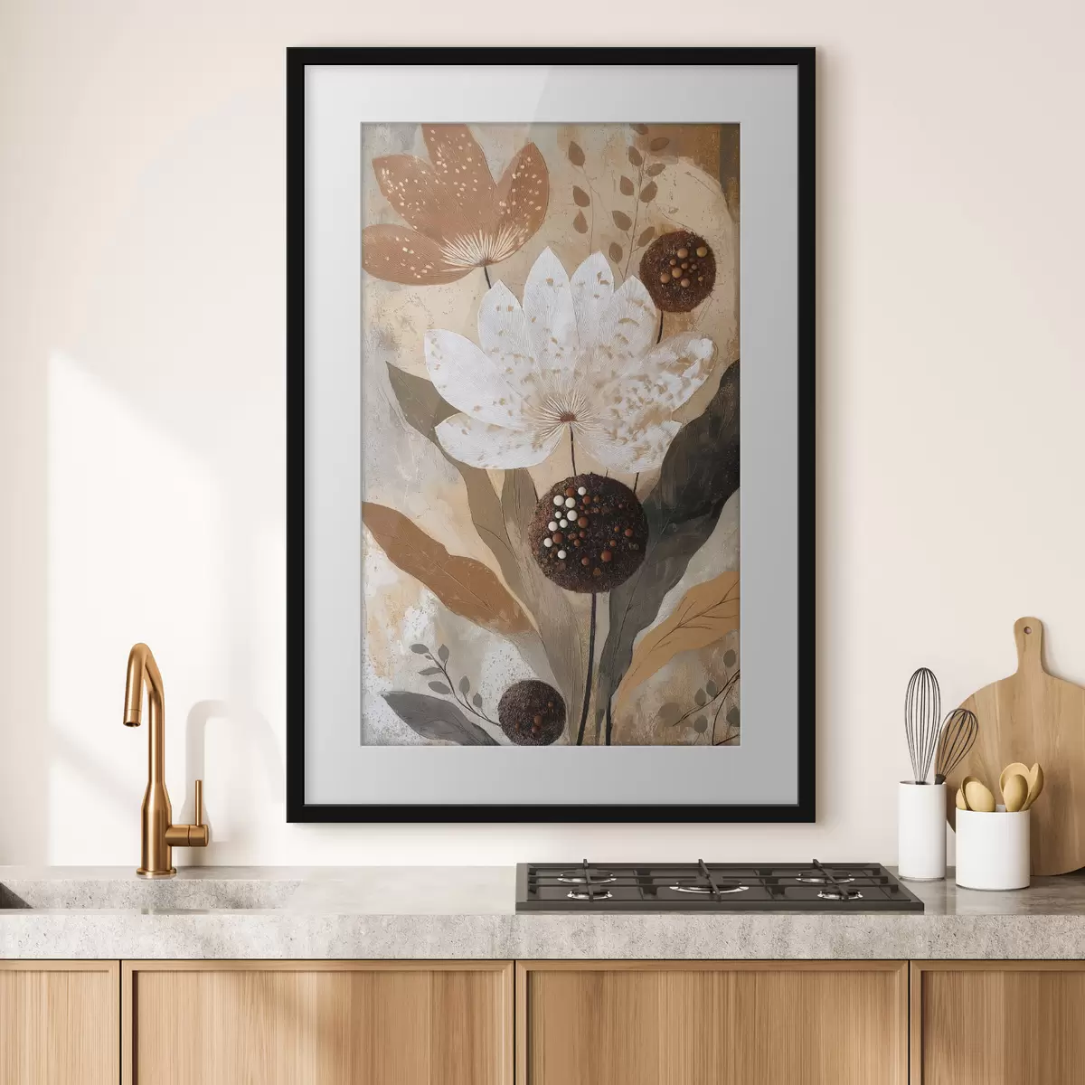 Poster Abstrakte Blumen f50704