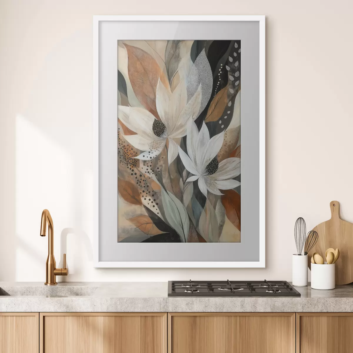 Poster Abstrakte Blumen f50705