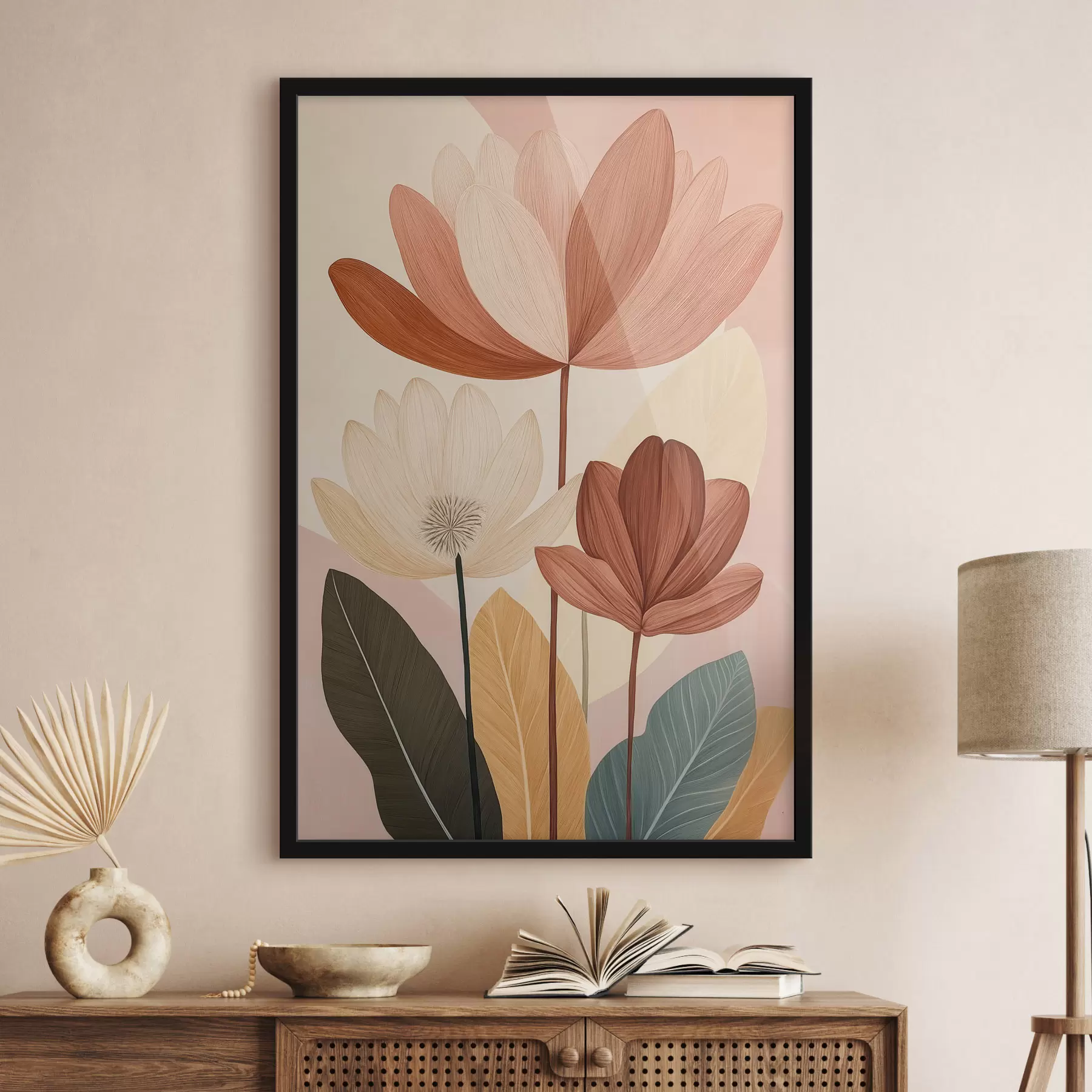 Fototapete Abstrakte Blumen f50706