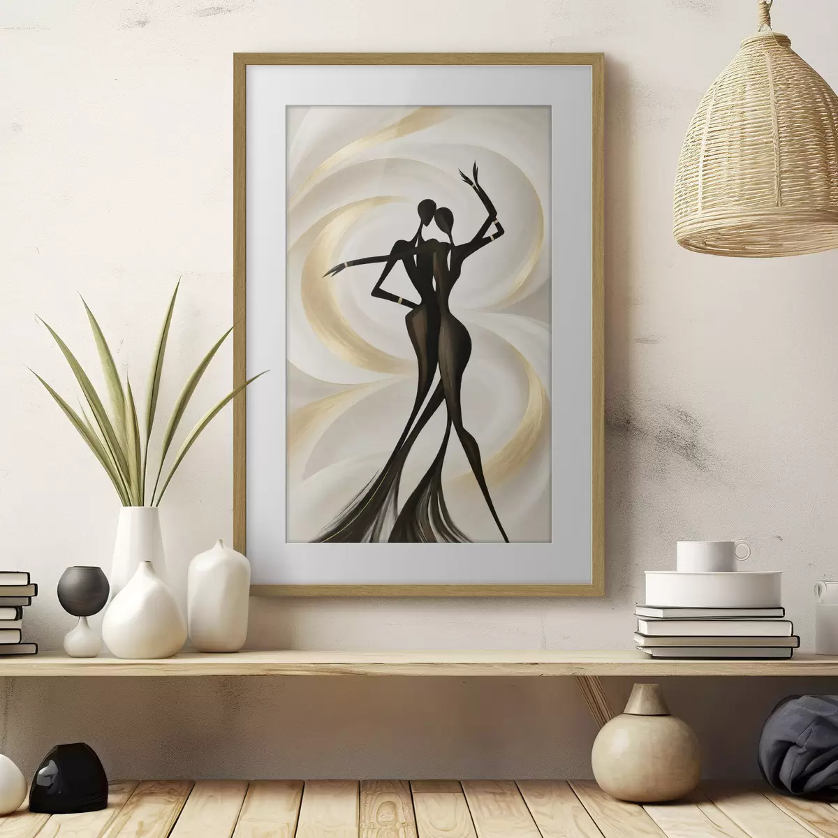 Poster Silhouette und Echo f50715