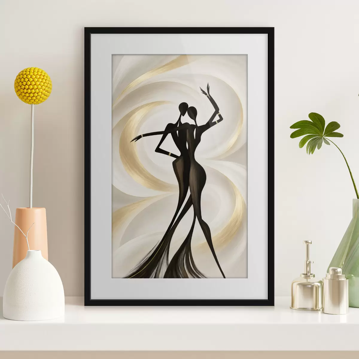 Poster Silhouette und Echo f50715