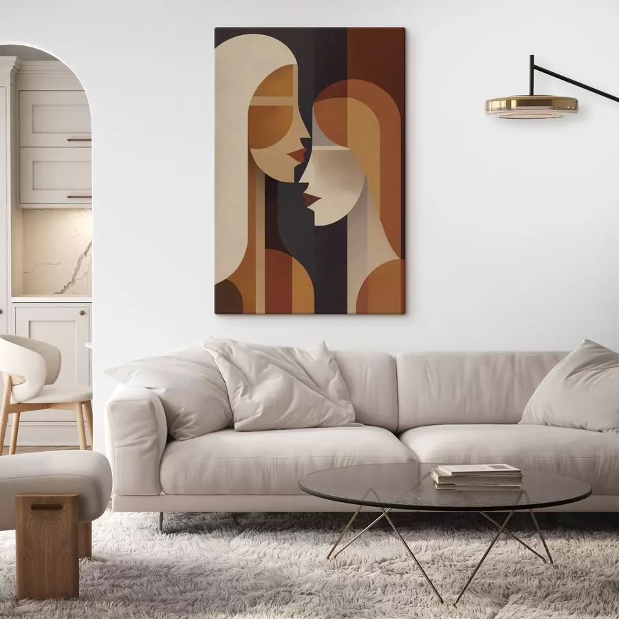 Fototapete Abstrakte Silhouetten von Frauen s50776