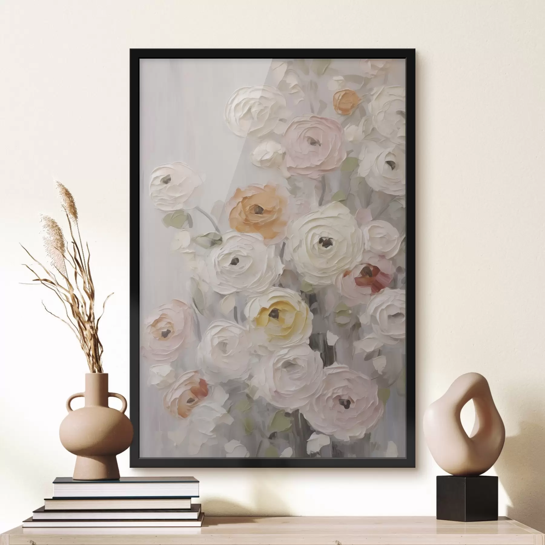 Fototapete Abstrakte Blumen, Nachbildung eines Gemäldes f50765