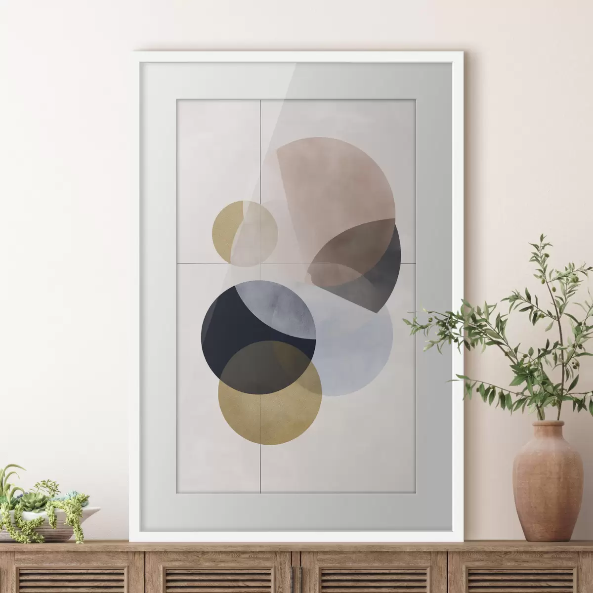 Poster Geometrische abstrakte Komposition f50774