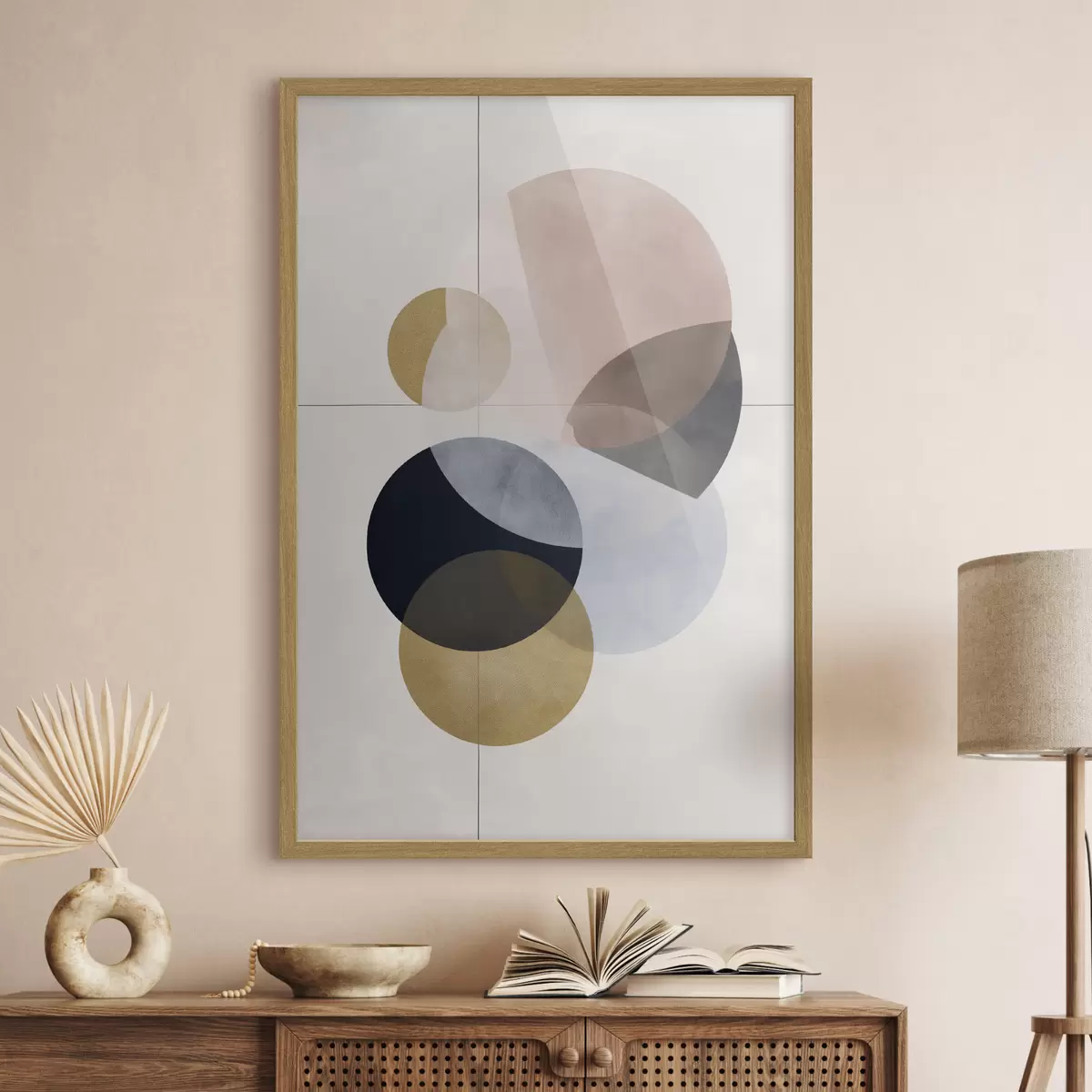 Poster Geometrische abstrakte Komposition f50774