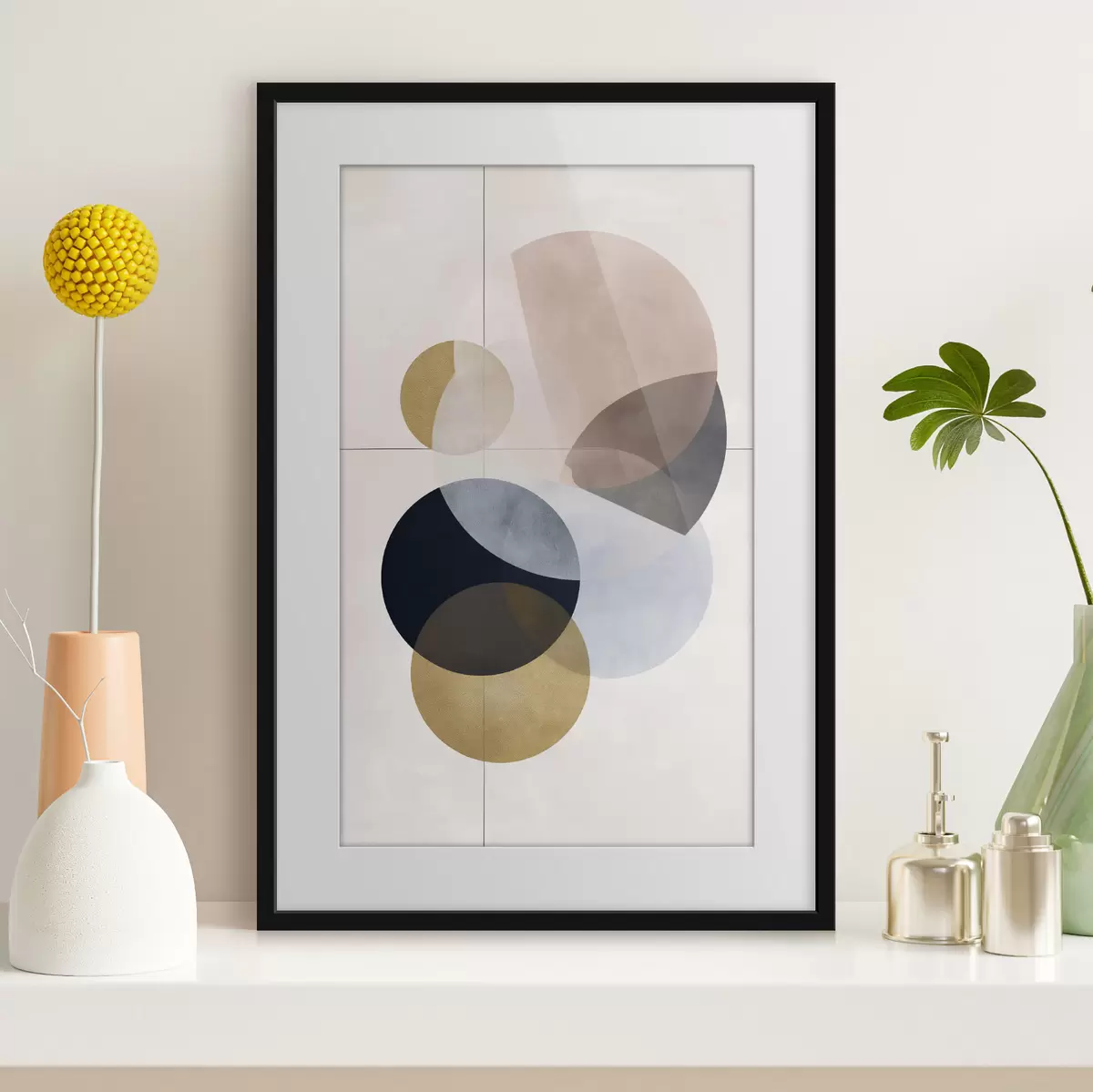 Poster Geometrische abstrakte Komposition f50774