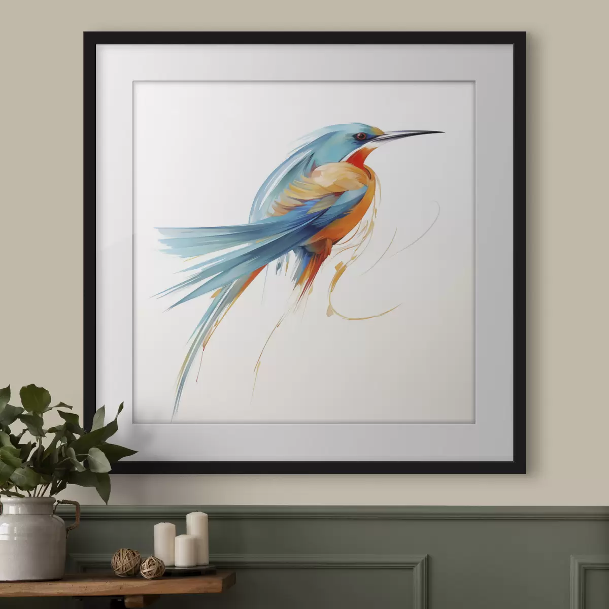 Poster Vögel und Echo f50782