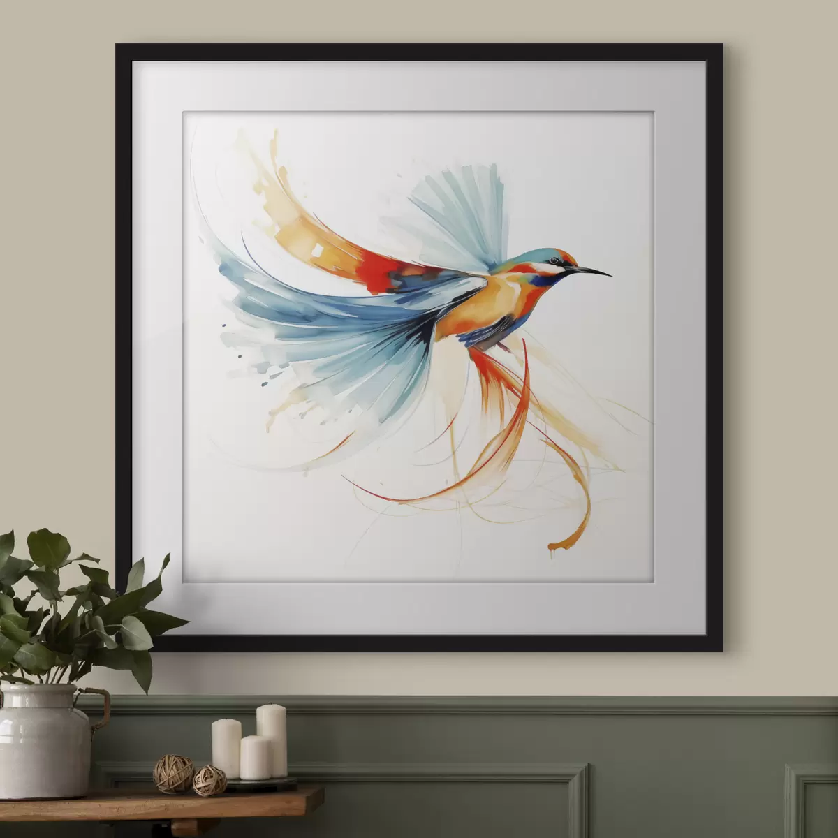 Poster Vögel und Melodie f50783