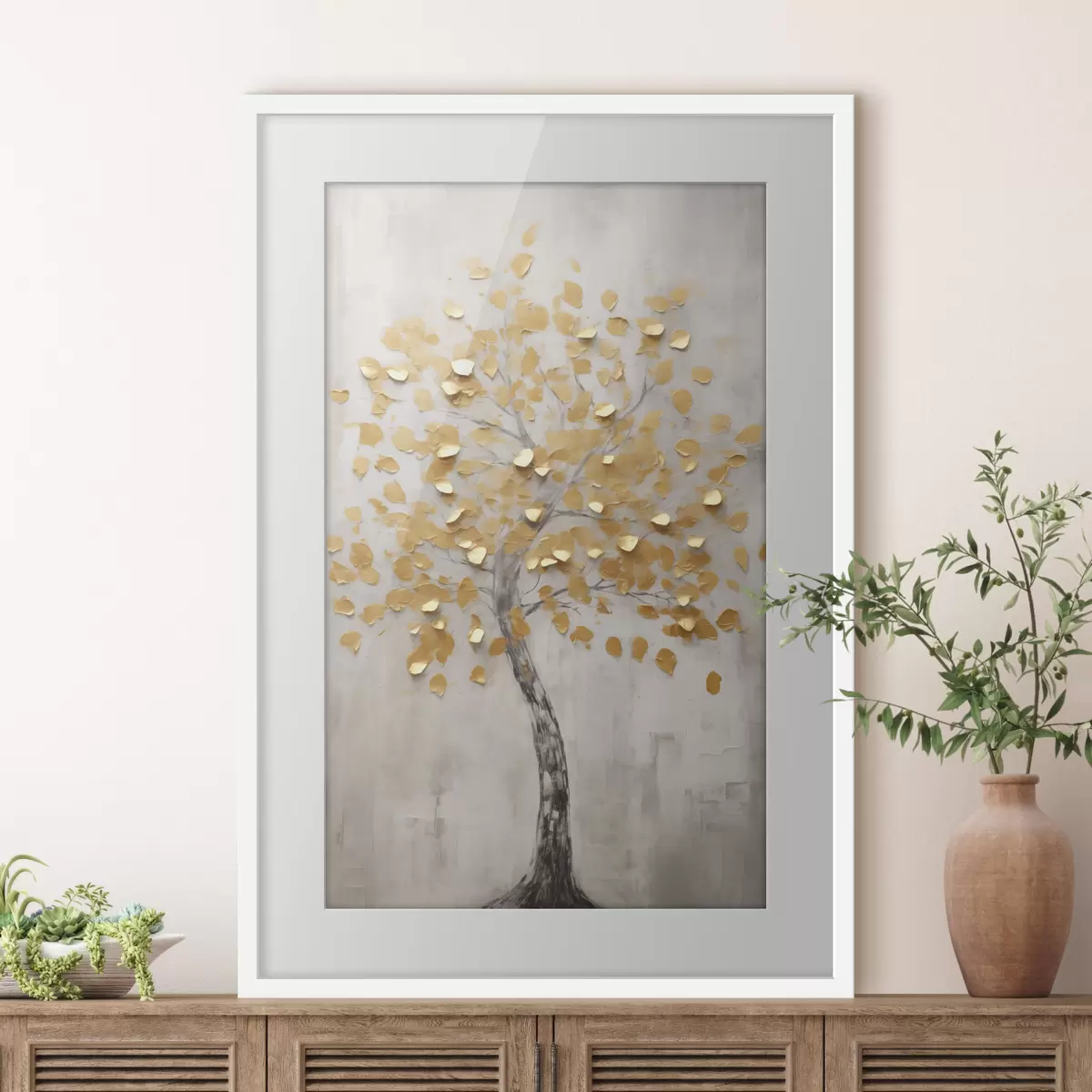 Poster Baum und Hingabe f50800
