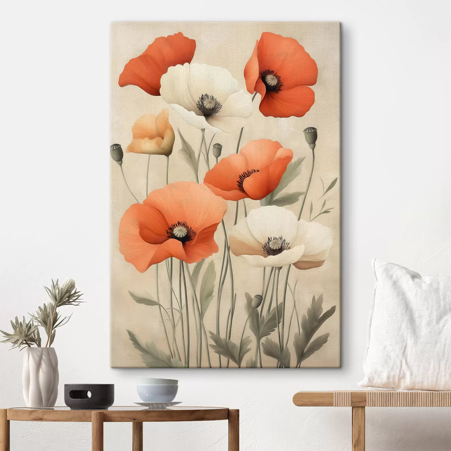 Fototapete Mohnblumen s50807
