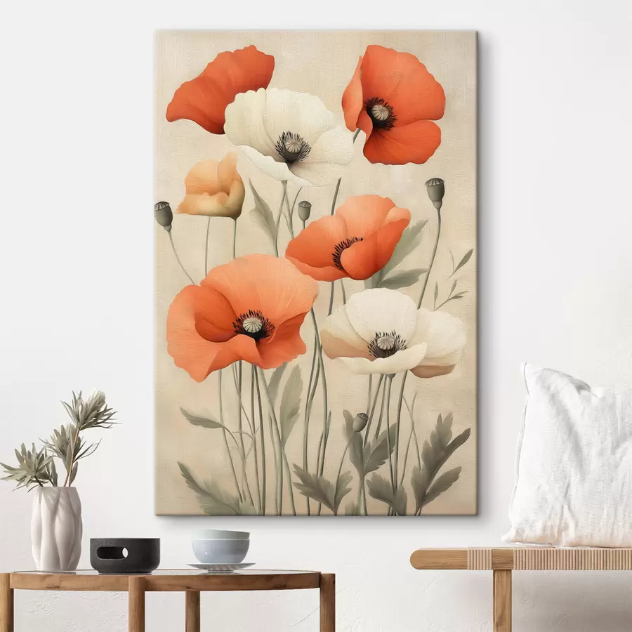 Fototapete Mohnblumen s50807