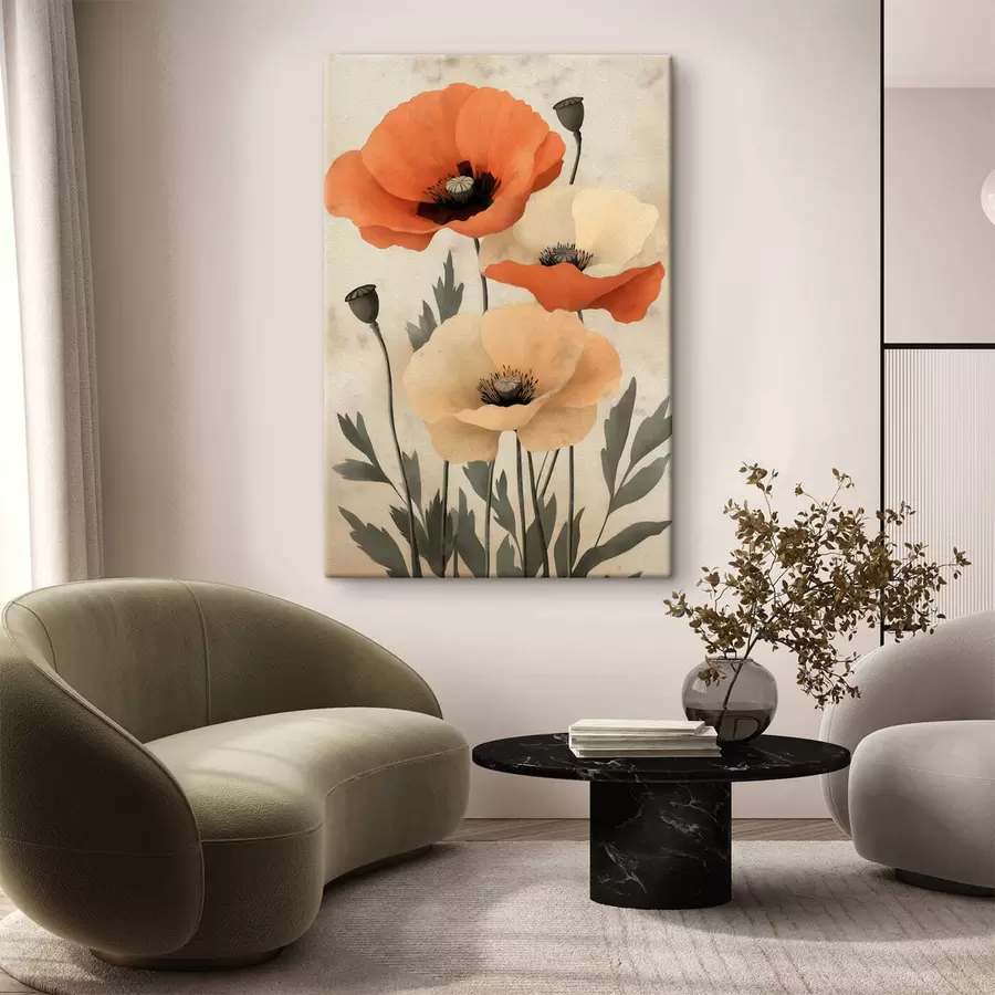 Fototapete Mohnblumen s50808