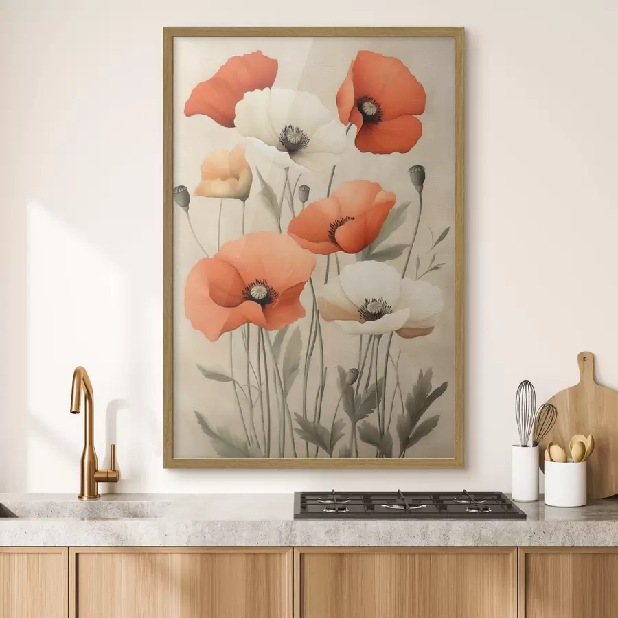 Fototapete Mohnblumen f50807