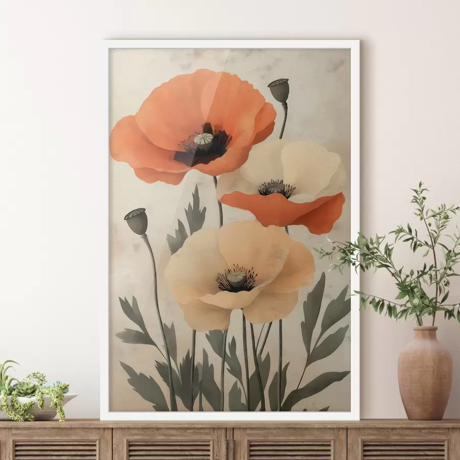 Fototapete Mohnblumen f50808
