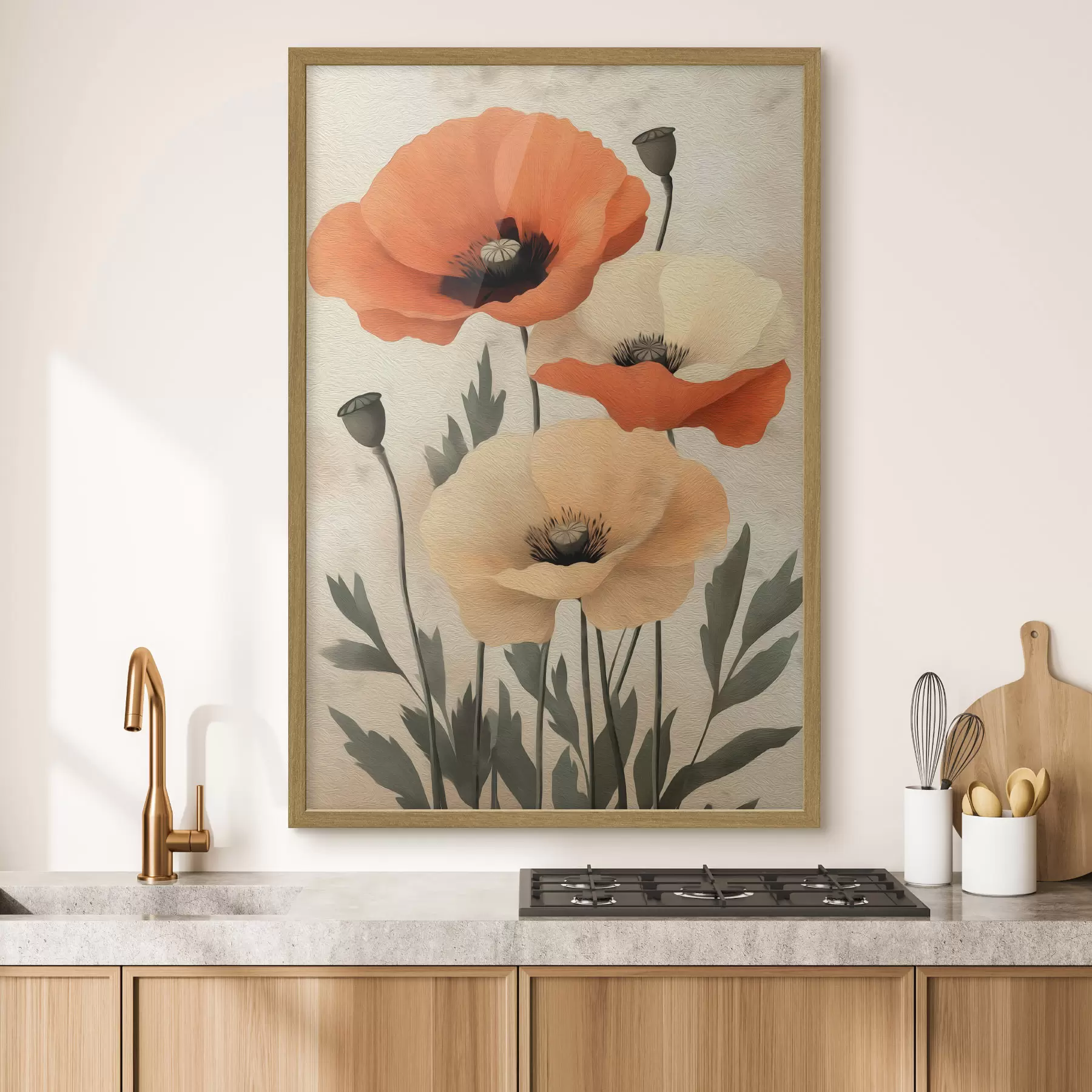Fototapete Mohnblumen f50808