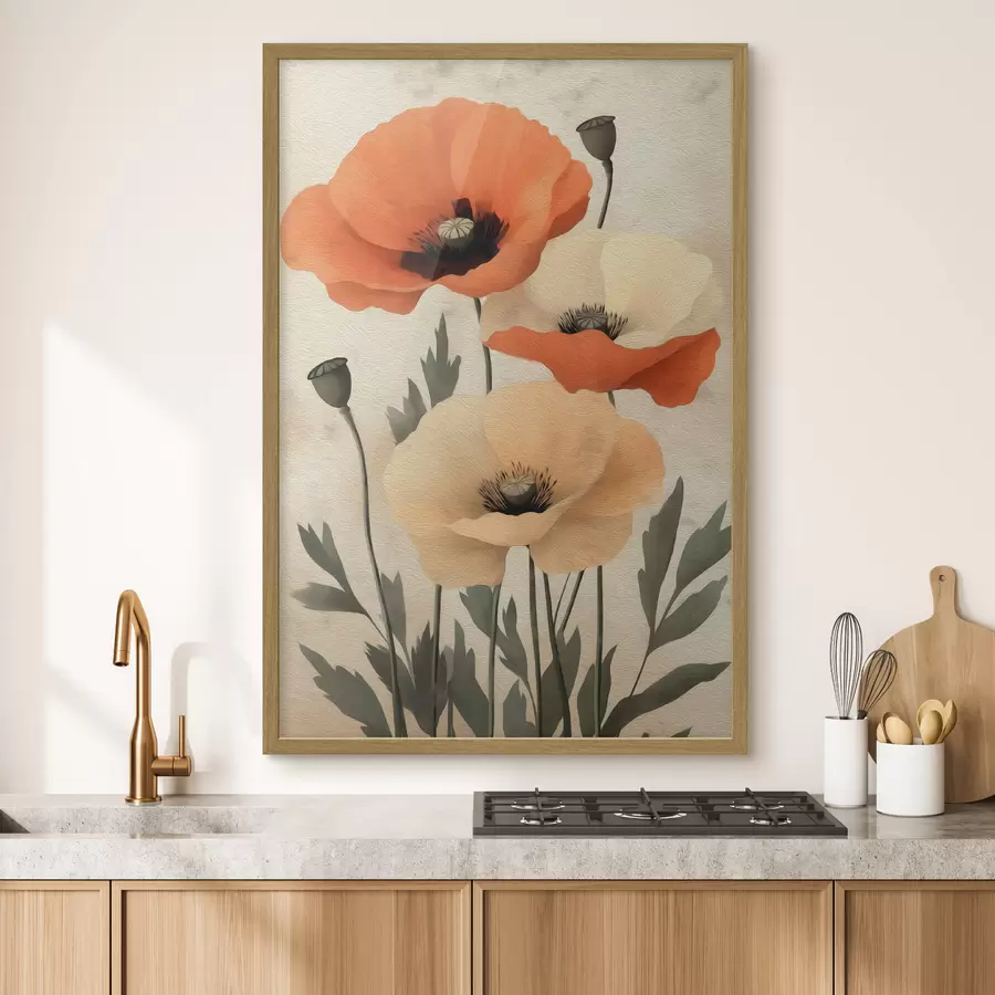 Fototapete Mohnblumen f50808
