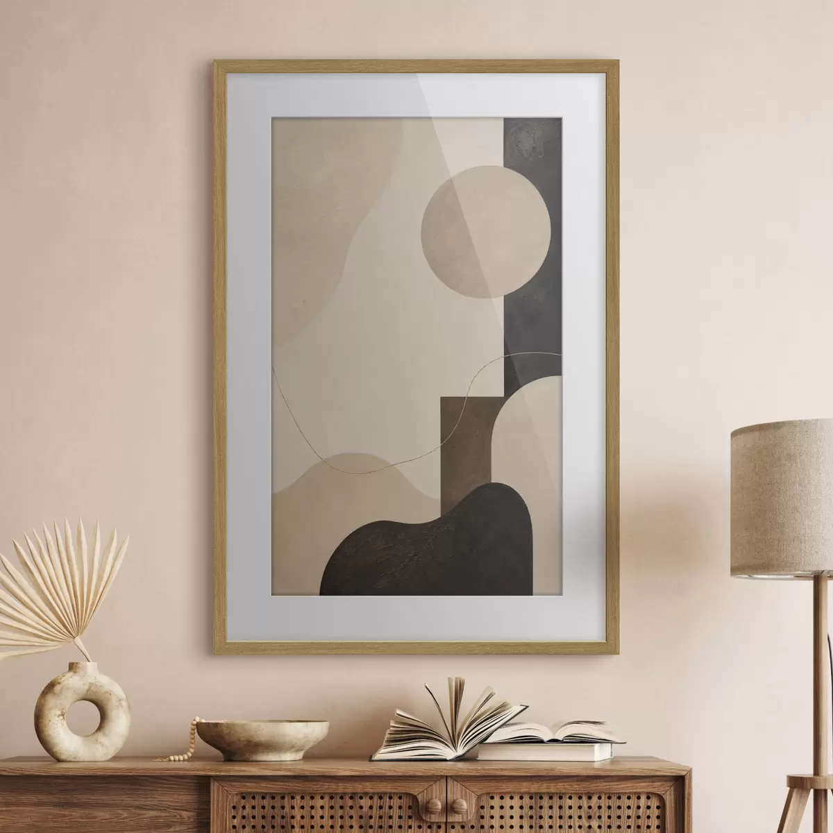 Poster Geometrie der Farben und Formen f50499