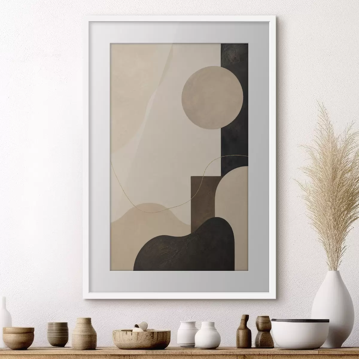 Poster Geometrie der Farben und Formen f50499