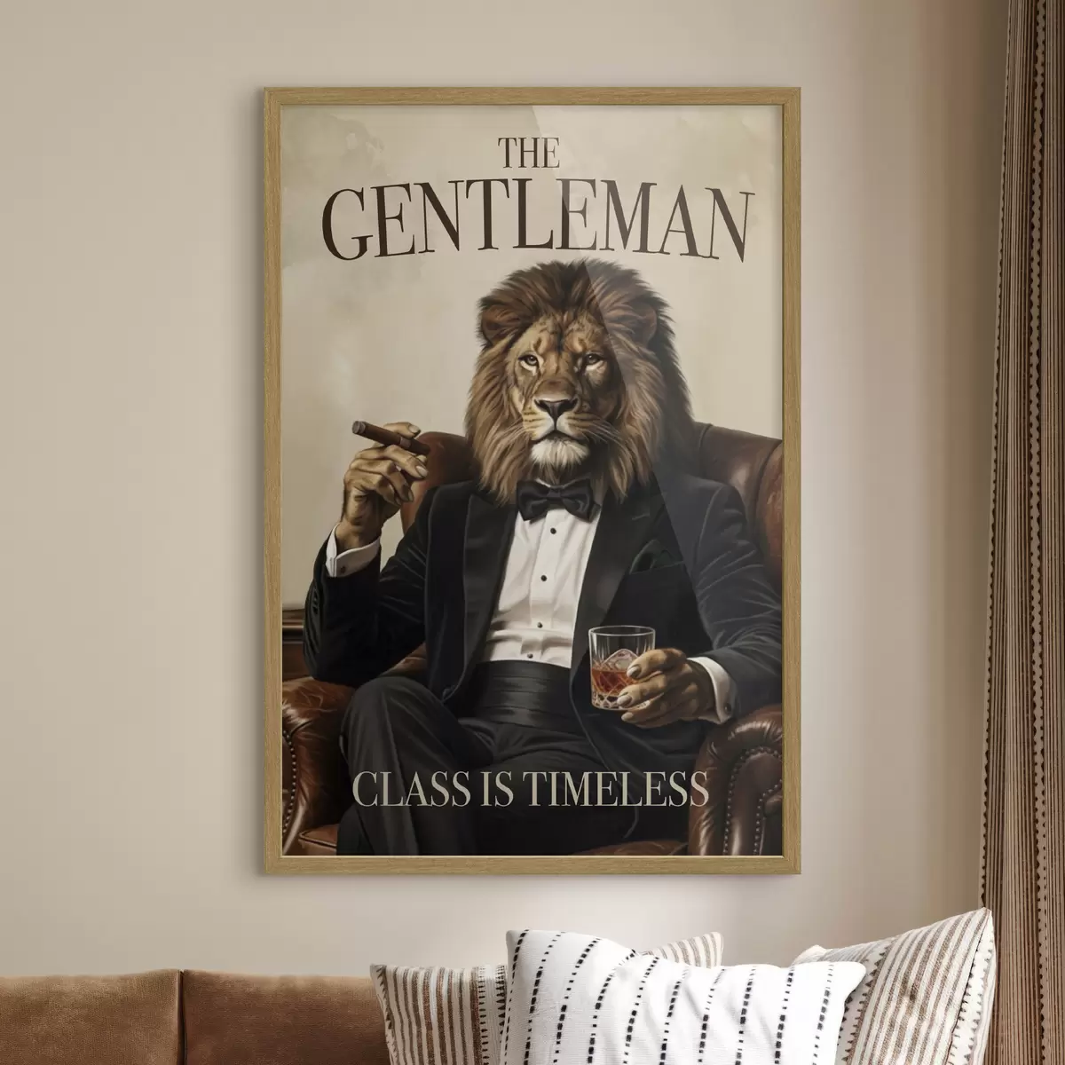 Poster Löwe und Ruhe f50502