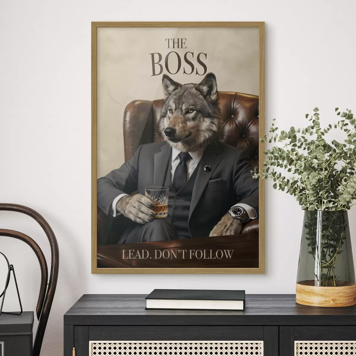 Poster Der Wolf im Anzug f50508