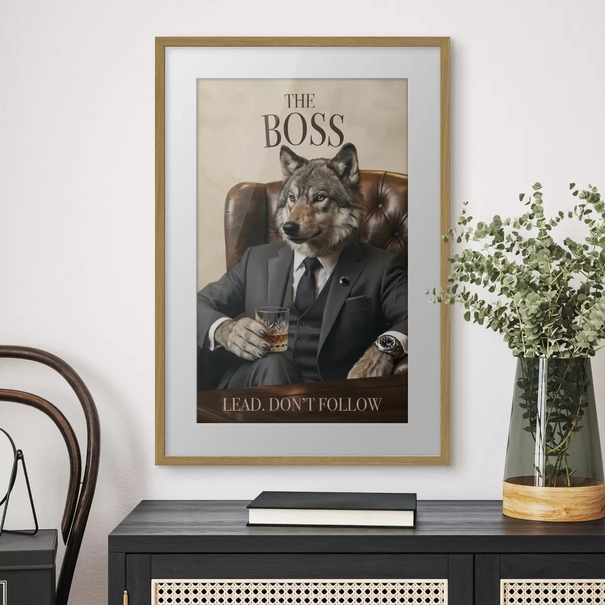 Poster Der Wolf im Anzug f50508
