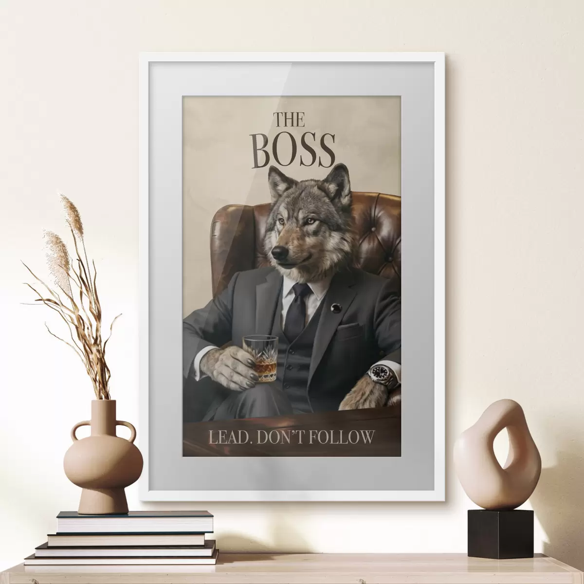 Poster Der Wolf im Anzug f50508