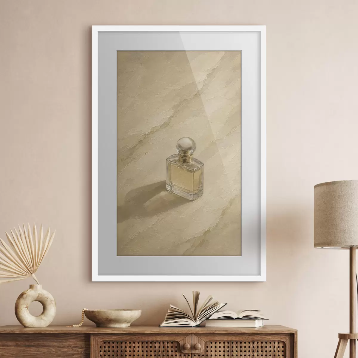 Poster Parfüm und Marmor f50764
