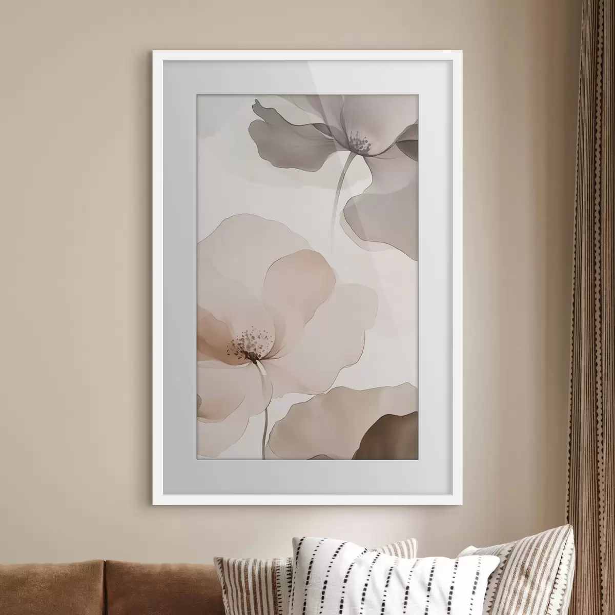 Poster Aquarellpulver-Blütenblätter f50749