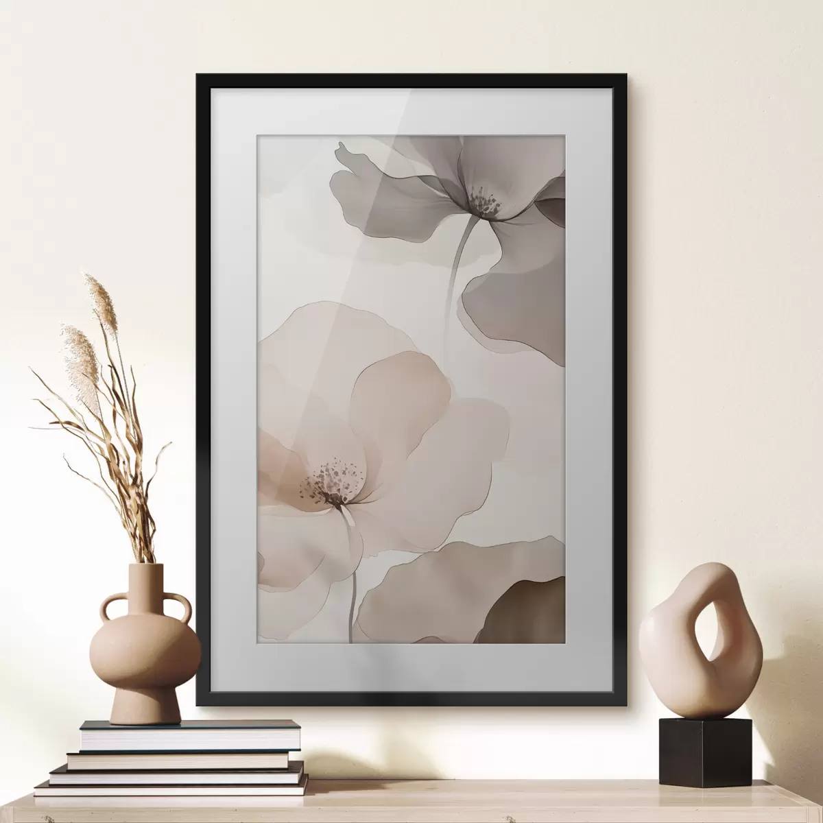 Poster Aquarellpulver-Blütenblätter f50749