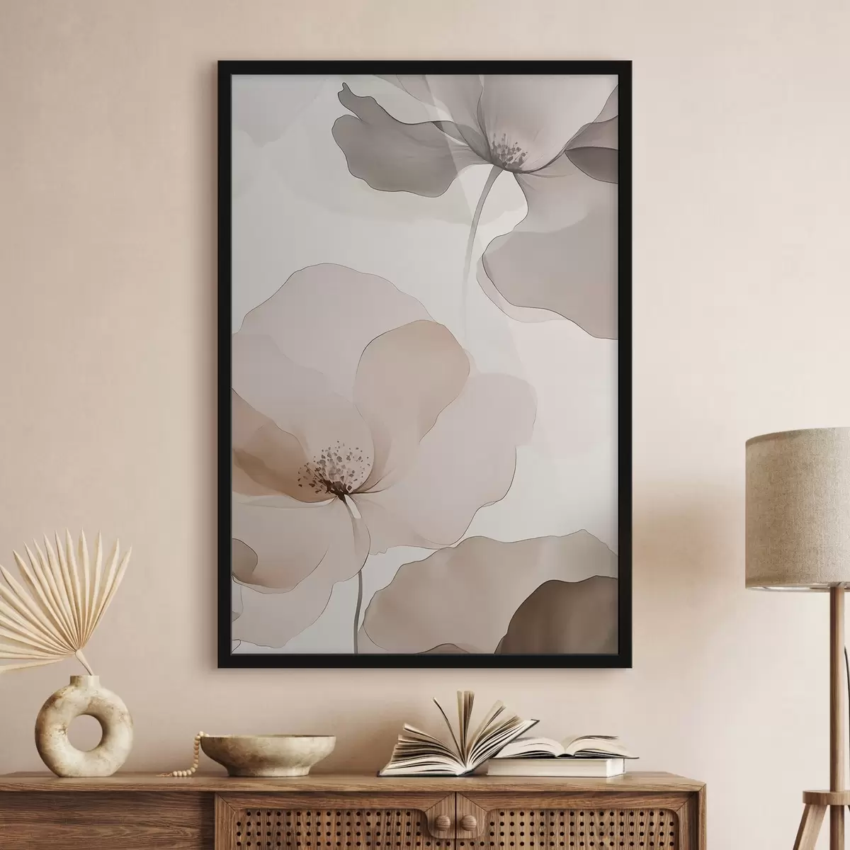 Poster Aquarellpulver-Blütenblätter f50749