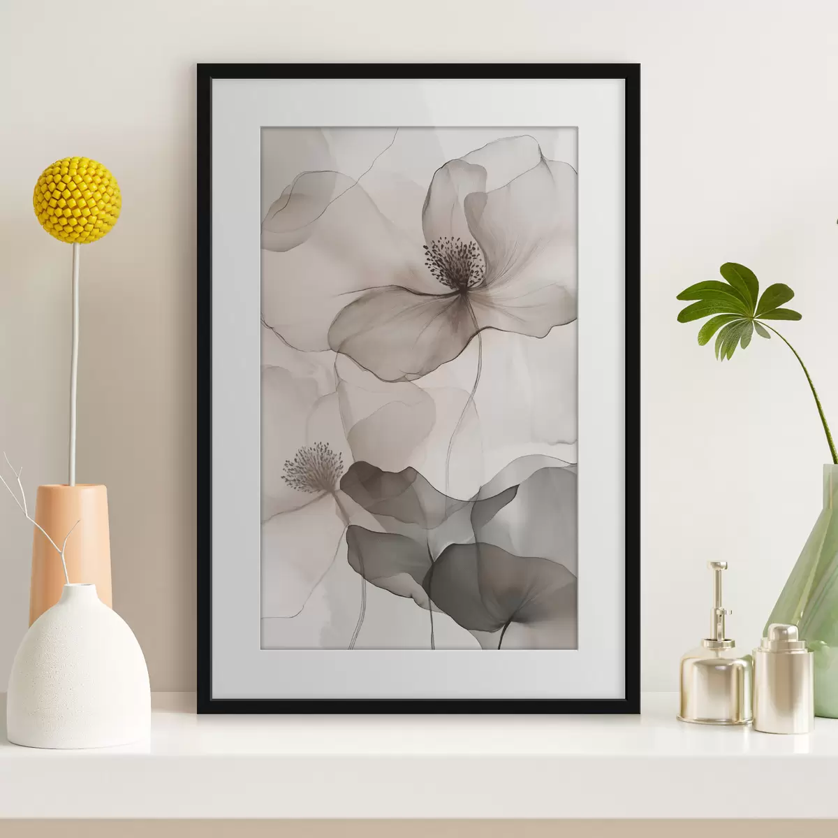 Poster Transparente Blumenmotive f50752