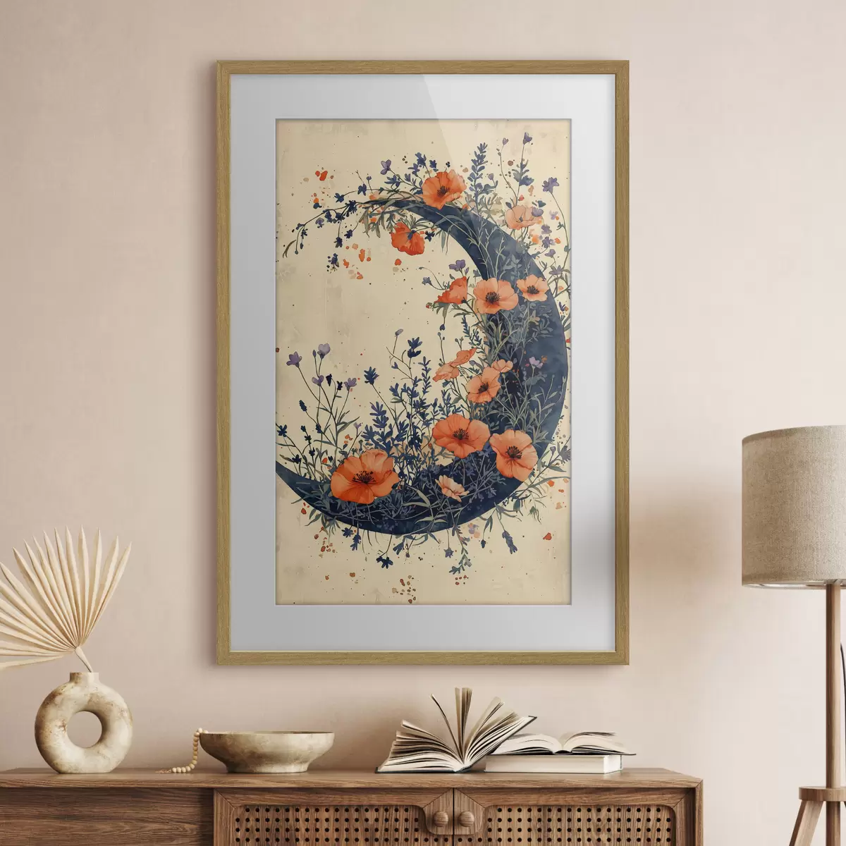 Poster Mondgarten f50753