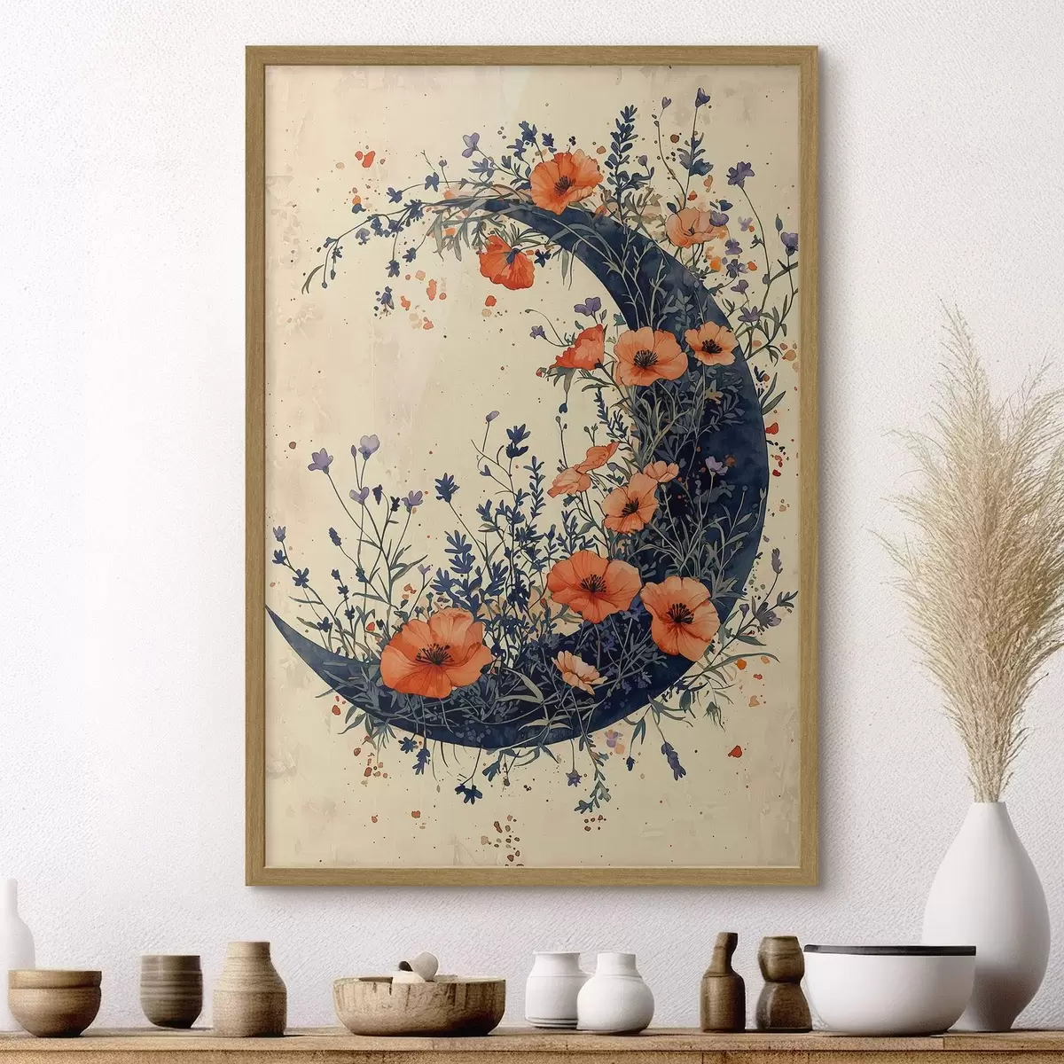 Poster Mondgarten f50753