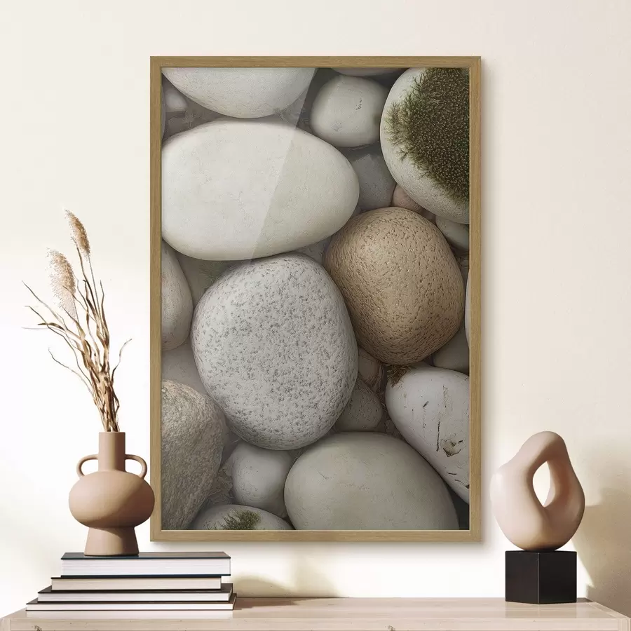 Fototapete Meerkiesel und Wellness-Harmonie f50759